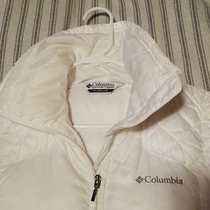 Down White Columbia vest